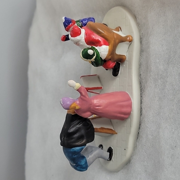 Lemax Dickensvale porcelain Photo with Santa Figurine 1994 vintage collectible - Picture 8 of 9